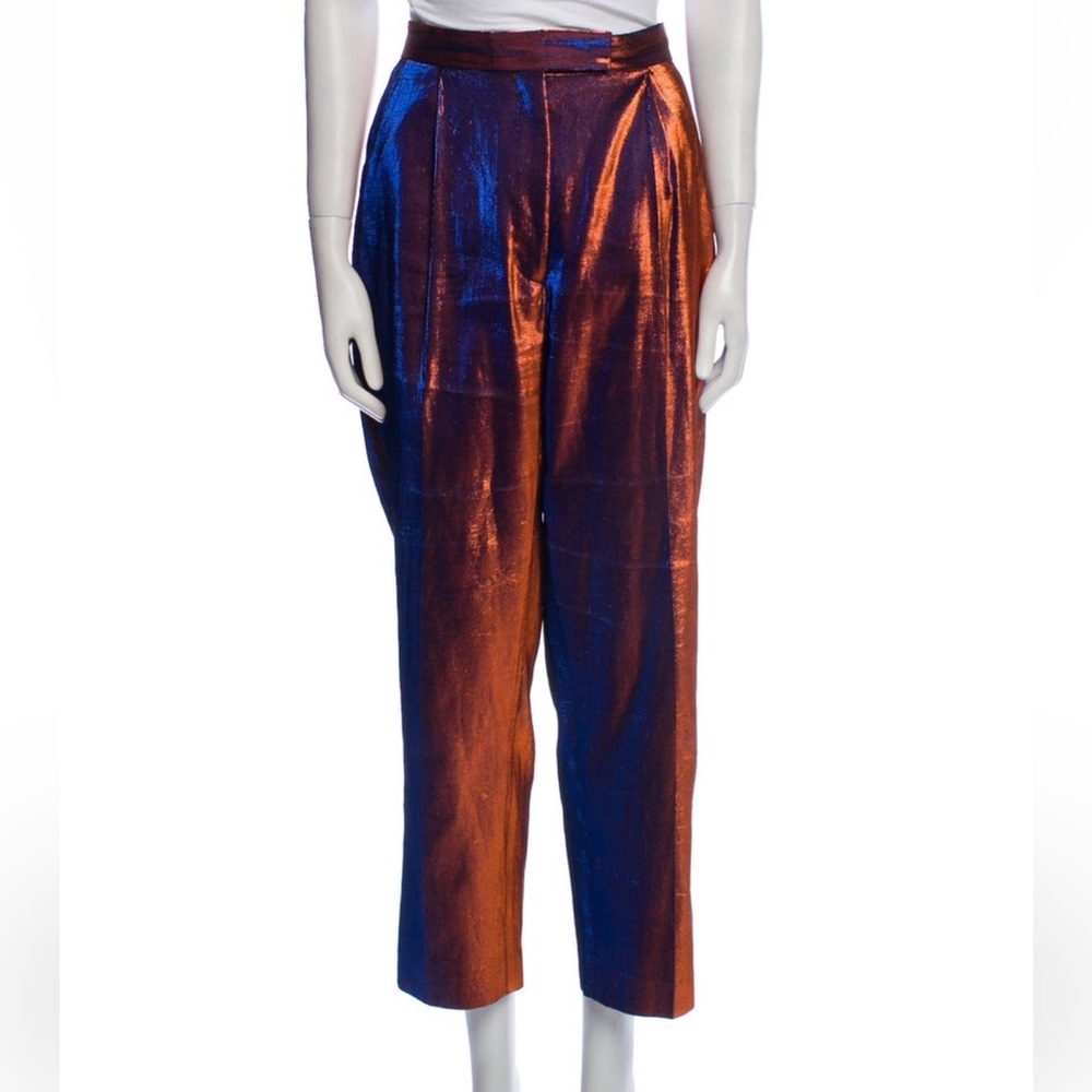 Dries Van Noten
Penny Lamé High-Waisted Trousers SZ 40